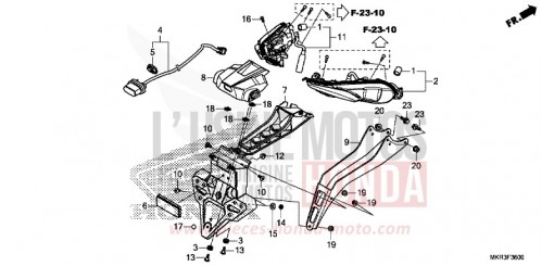 FEU ARRIERE CBR1000SPN de 2022